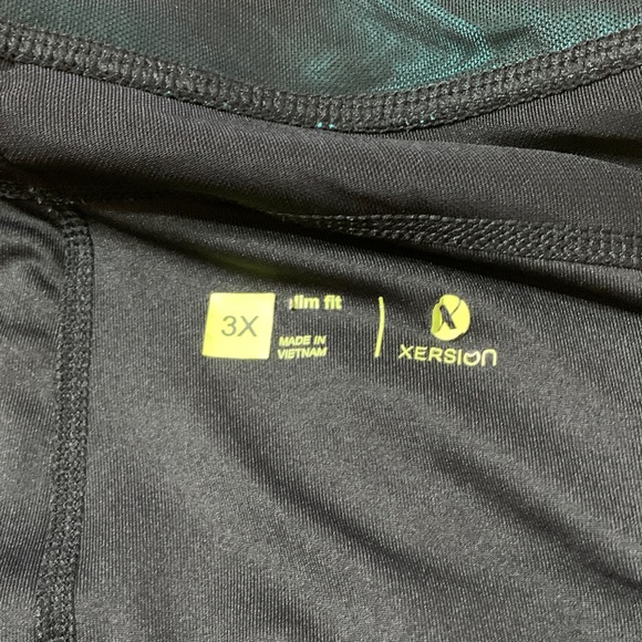 Xersion Turquoise and Black Joggers - Picture 9 of 9